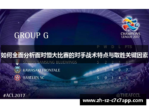 如何全面分析面对恒大比赛的对手战术特点与取胜关键因素